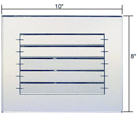 CRL Acrylic Adjustable Louver Mirror Grille