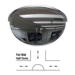 CRL 26" Diameter 180 Degree Acrylic Half Dome Mirror