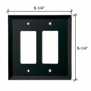 CRL 2X Designer Back Painted Glass Cover Plate *Discontinued*