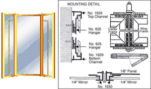 CRL Custom Size Fold Over Mirror Frame