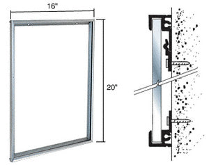 CRL 16" x 20" Aluminum Mirror Frame