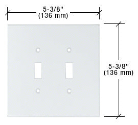 CRL Clear Double Toggle Acrylic Mirror Plates in Bulk