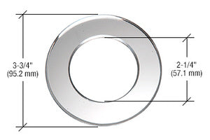 CRL Acrylic Mirror Door Knob Plate