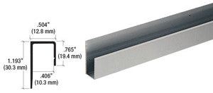 CRL Aluminum Deep Nose 3/8" J-Channel