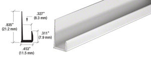 CRL Standard Aluminum 5/16" J-Channel