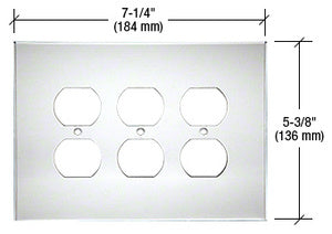 CRL Triple Duplex Acrylic Mirror Plate