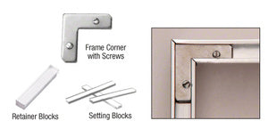 CRL Decorative Mirror Frame Hardware Pack