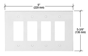 CRL Quad Designer Acrylic Mirror Plate