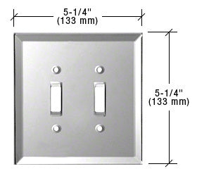 CRL Double Toggle Glass Mirror Plate