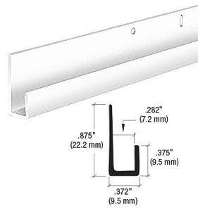 CRL 1/4" Standard Aluminum J-Channel