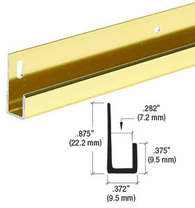 CRL 1/4" Standard Aluminum J-Channel