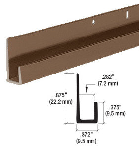 CRL 1/4" Standard Aluminum J-Channel