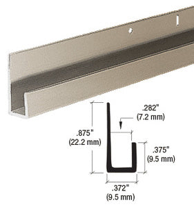 CRL 1/4" Standard Aluminum J-Channel