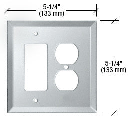 CRL Designer Duplex Combo Glass Mirror Plate