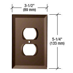 CRL Duplex Plug Glass Mirror Plate