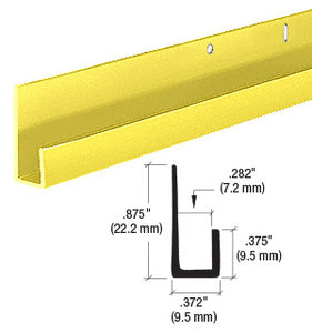 CRL 1/4" Standard Aluminum J-Channel