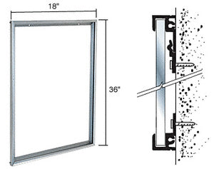 CRL 18" x 36" Aluminum Mirror Frame