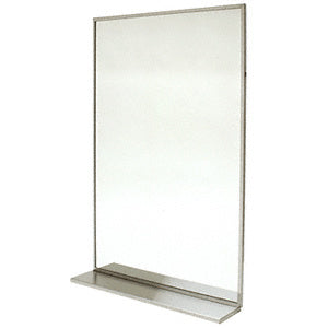 CRL Standard Channel Framed Mirror with Shelf