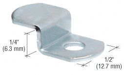 CRL Zinc Plated Offset Mirror Clip for 1/4" Glass