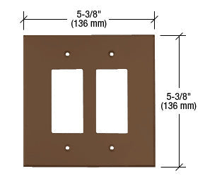 CRL Double Designer Acrylic Mirror Plate