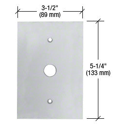 CRL Small Telephone 5/8" Hole Glass Mirror Plate