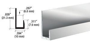 CRL Low Profile 1/4" J-Channel