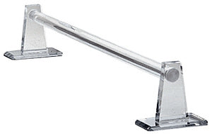 CRL Clear Acrylic Mirrored 12" Towel Bar