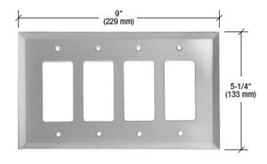 CRL Quad Designer Glass Mirror Plate