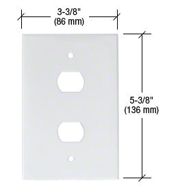 CRL Clear Double Despard Acrylic Mirror Plate