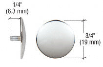 CRL Chrome Diameter Threaded Shank Rosettes